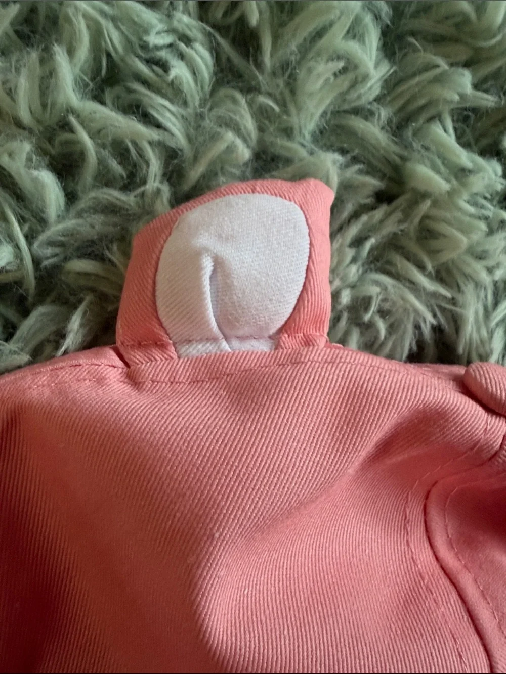 Claire's Pink Fox kids Bucket Hat with Ears cotton poly